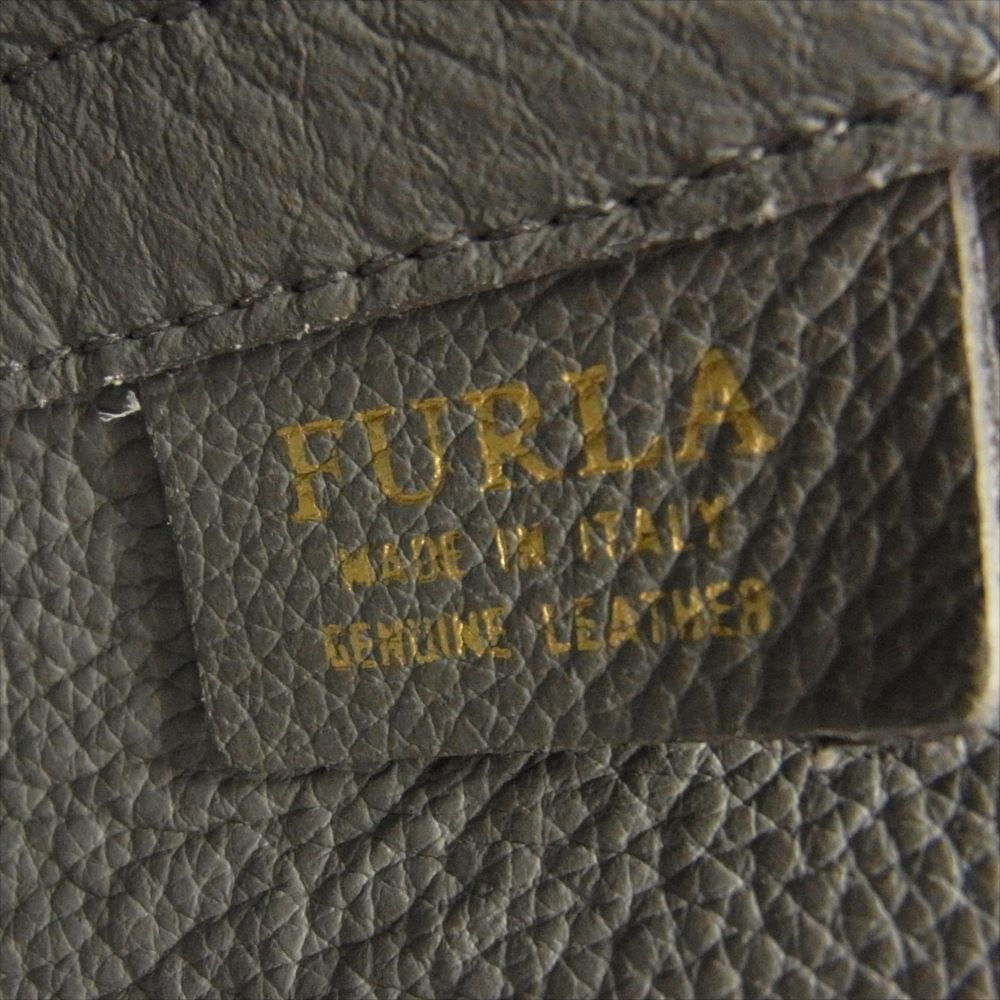 Furla フルラ カプリッチョ 2WAY バッグ グレー系【中古】
