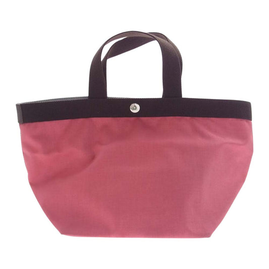 Herve Chapelier エルベ・シャプリエ 707C 舟形 トート M ハンドバッグ ピンク系【中古】