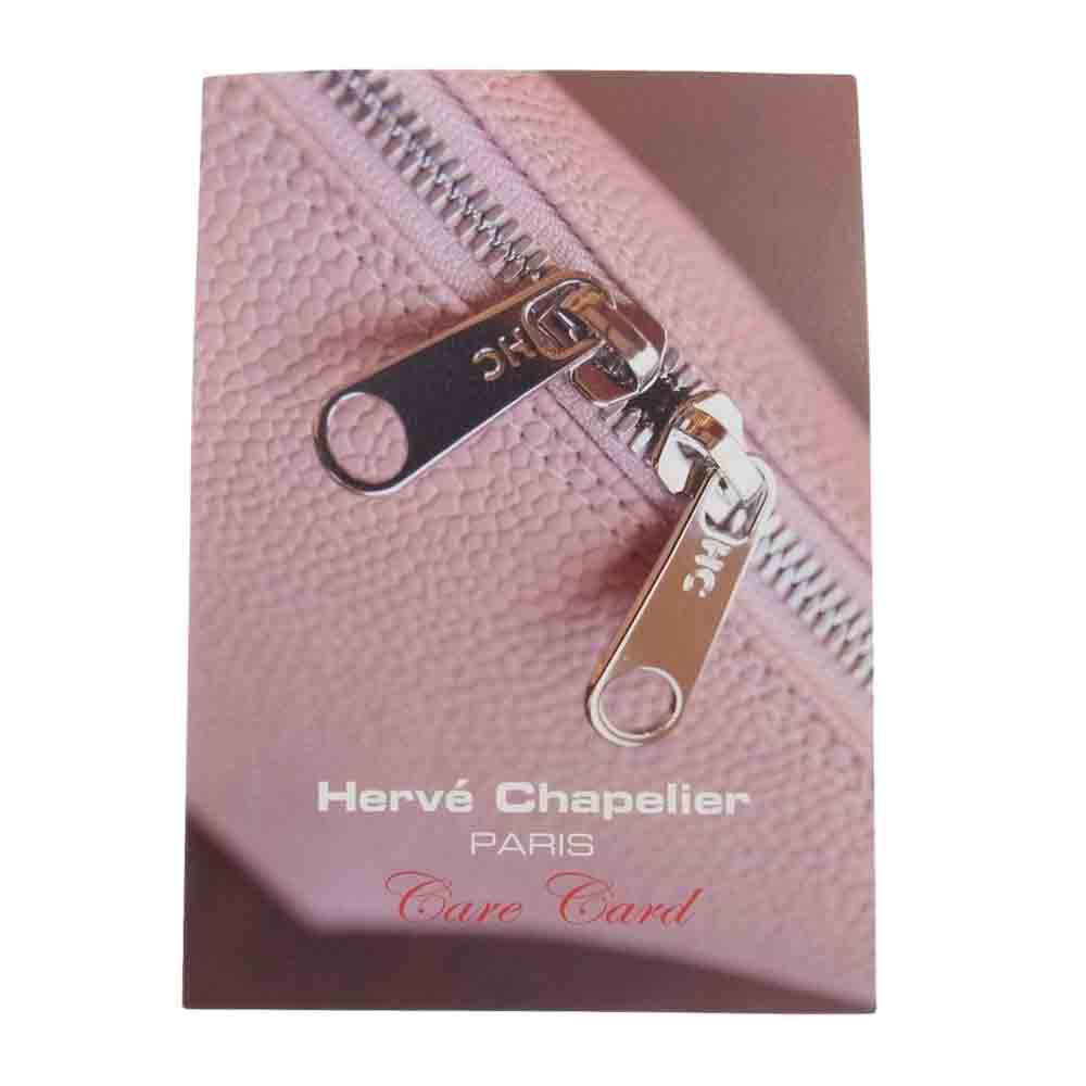 Herve Chapelier エルベ・シャプリエ 707C 舟形 トート M ハンドバッグ ピンク系【中古】