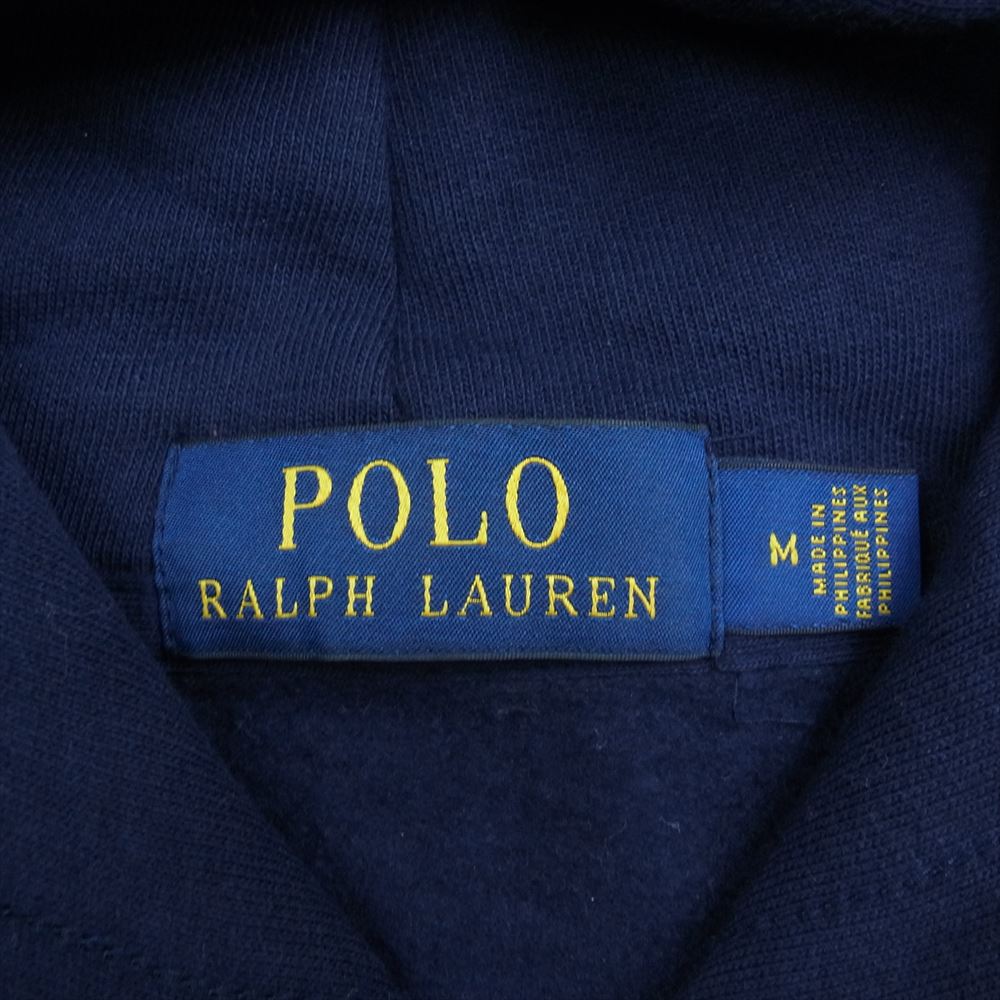 POLO RALPH LAUREN ポロ・ラルフローレン ビッグポニー刺繍 プルオーバー スウェット パーカー ネイビー系 M【中古】
