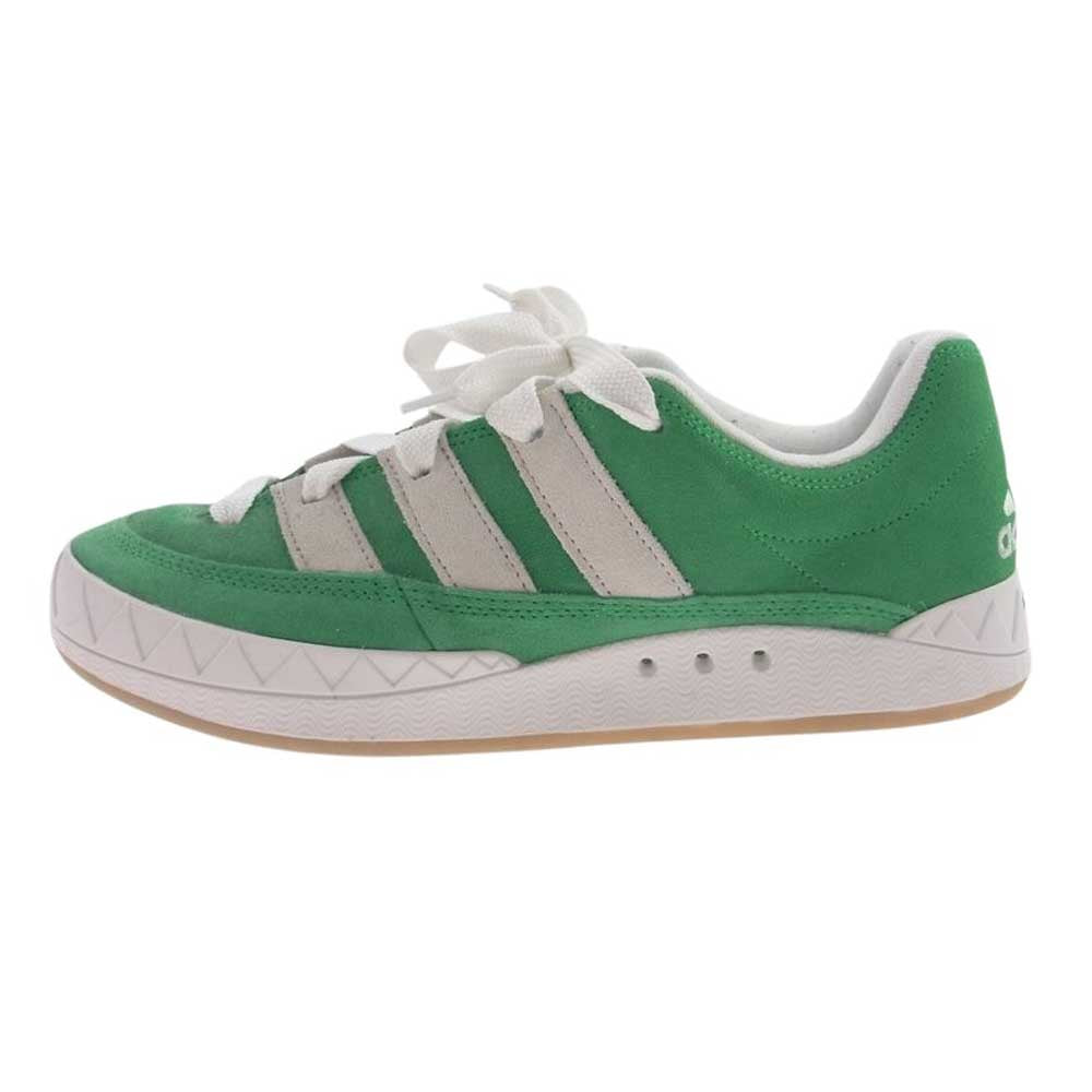 adidas アディダス GZ6202 ADIMATIC アディマティック スエード ローカット スニーカー グリーン系 27.5cm【中古】
