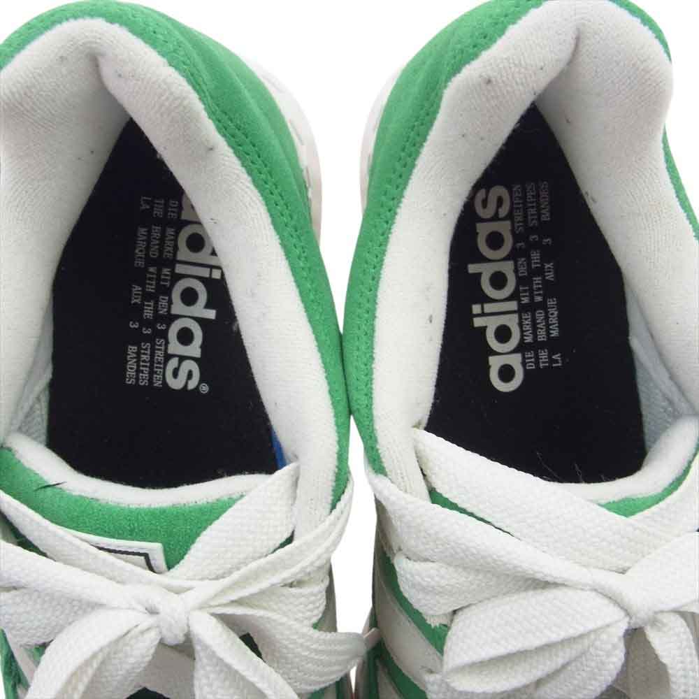 adidas アディダス GZ6202 ADIMATIC アディマティック スエード ローカット スニーカー グリーン系 27.5cm【中古】