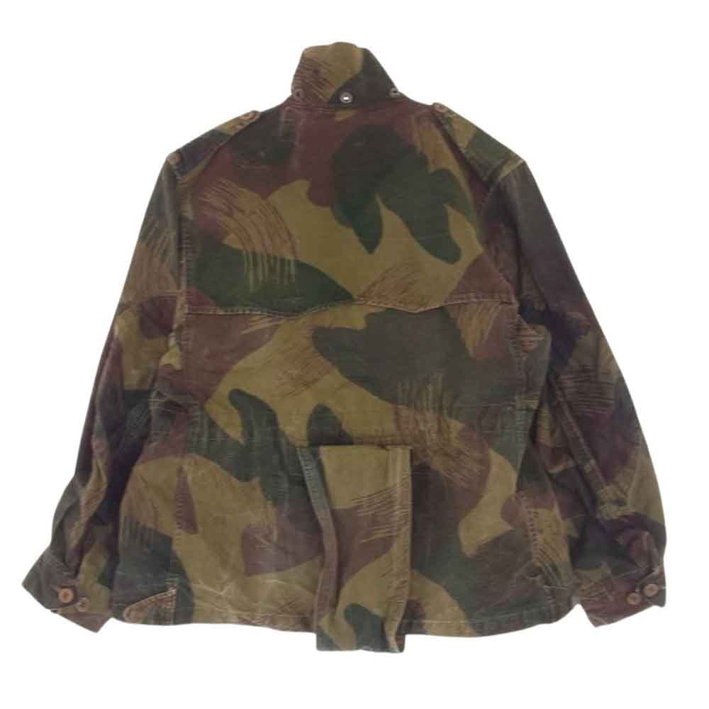 ベルギー軍　 50s ブラッシュドカモ 迷彩柄 デニソンスモック ミリタリージャケット グリーン系【中古】