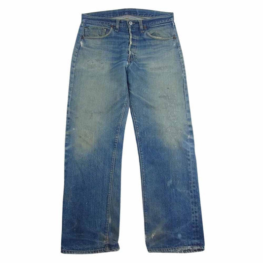 Levi's リーバイス ヴィンテージ 501 66前期 ボタン裏刻印6 スモールe  ストレート デニム パンツ インディゴブルー系【中古】