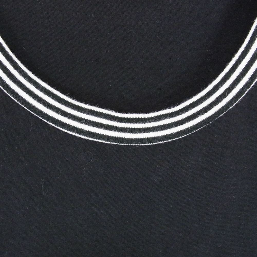 UNDERCOVER アンダーカバー 14SS  M4814 GODOG期 衿リブ ボーダー 半袖 カットソー Tシャツ ブラック系 2【中古】