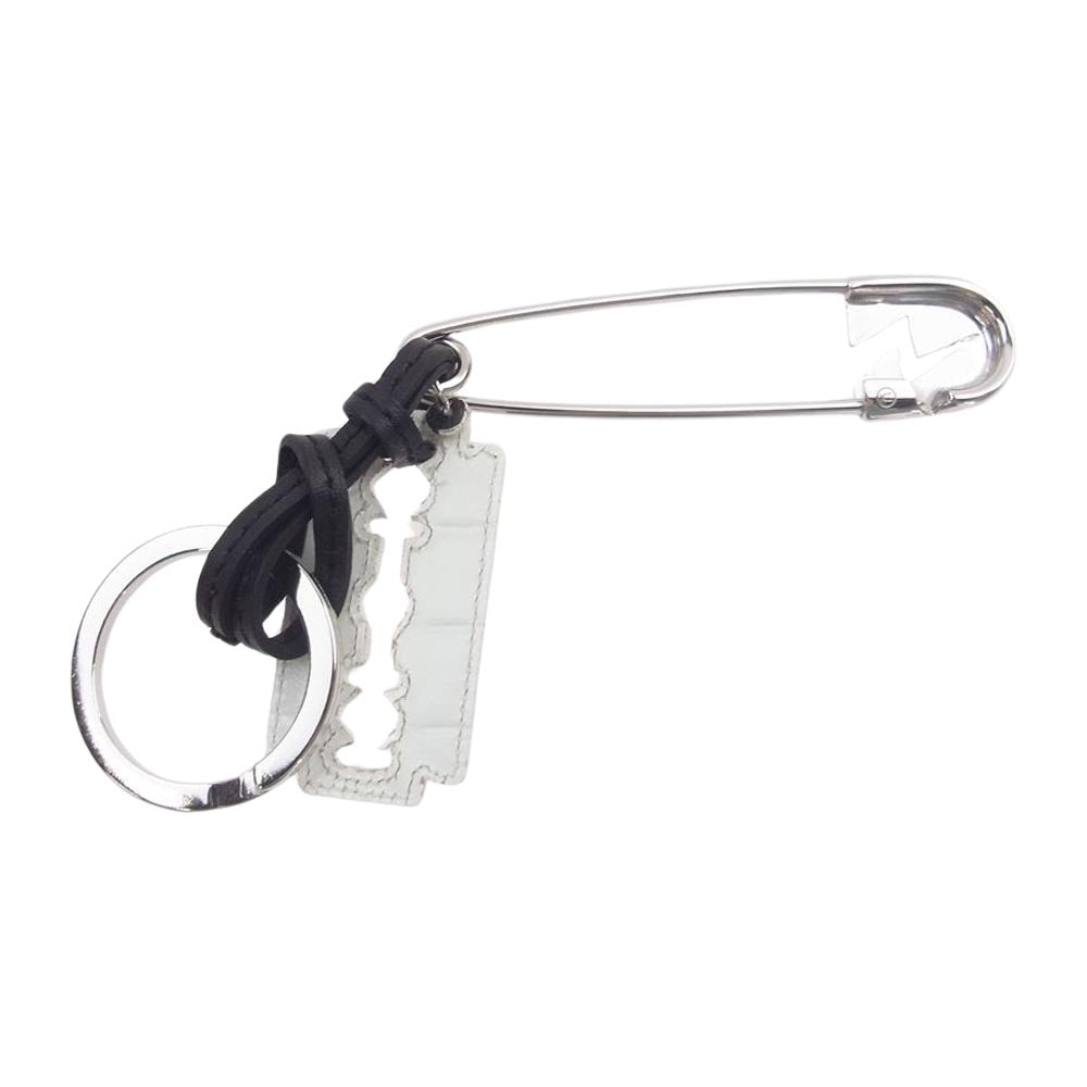 UNDERCOVER アンダーカバー 22SS UC1B8K01 カミソリチャーム キーリング シルバー系 ホワイト系【中古】