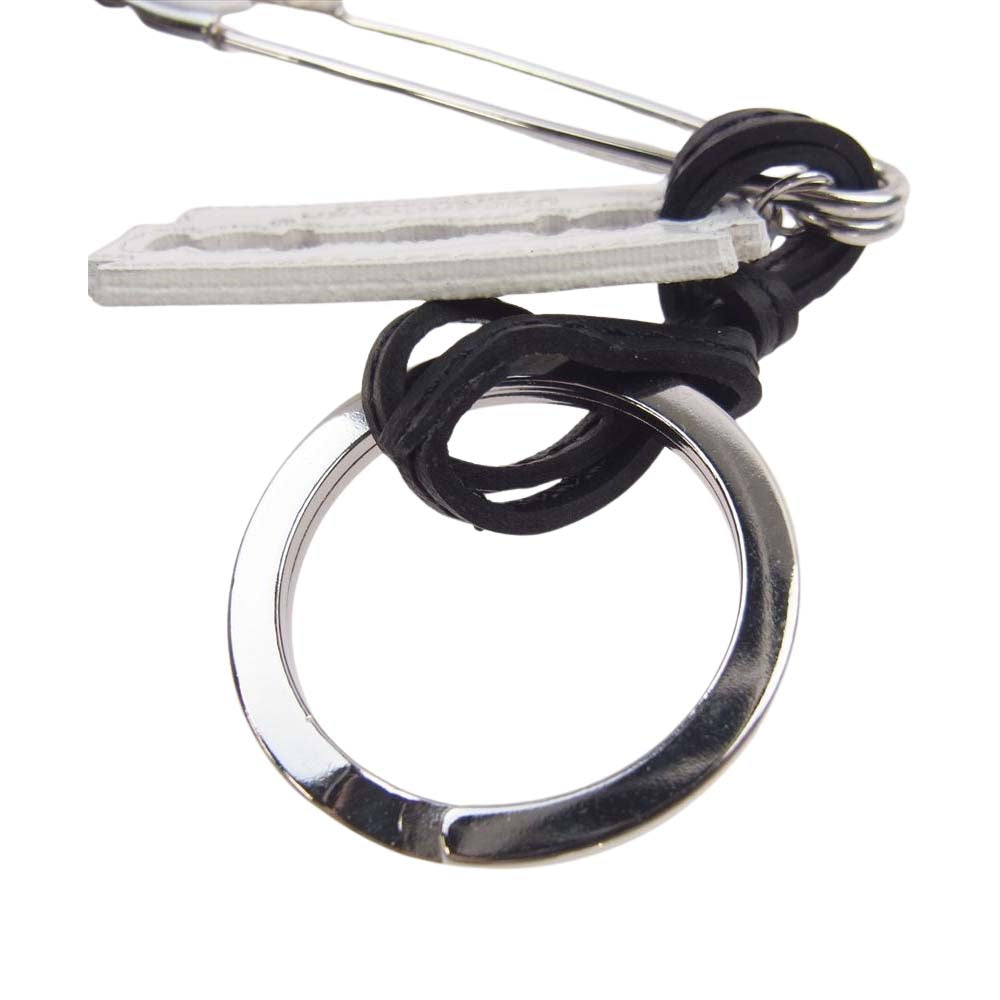 UNDERCOVER アンダーカバー 22SS UC1B8K01 カミソリチャーム キーリング シルバー系 ホワイト系【中古】