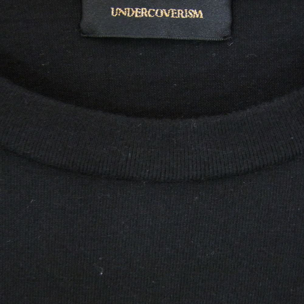 UNDERCOVER アンダーカバー 14SS M4825 UNDERCOVERISM アンダーカバーイズム GODOG期 ジザメリ プリント 半袖 Tシャツ ブラック系 2【中古】