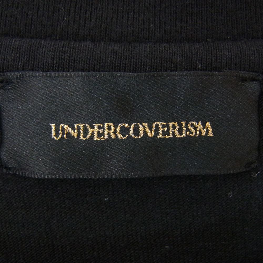 UNDERCOVER アンダーカバー 14SS M4825 UNDERCOVERISM アンダーカバーイズム GODOG期 ジザメリ プリント 半袖 Tシャツ ブラック系 2【中古】