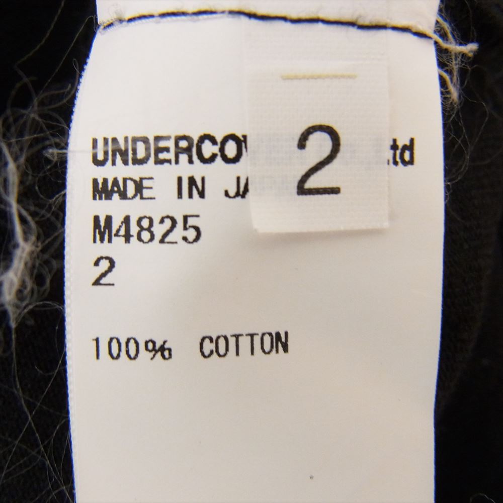 UNDERCOVER アンダーカバー 14SS M4825 UNDERCOVERISM アンダーカバーイズム GODOG期 ジザメリ プリント 半袖 Tシャツ ブラック系 2【中古】