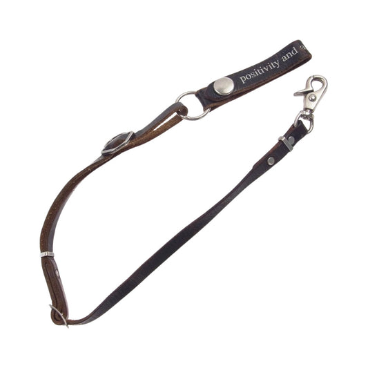 UNDERCOVER アンダーカバー 08AW メッセージプリント レザー ウオレット コード ブラック系 ブラウン系【中古】