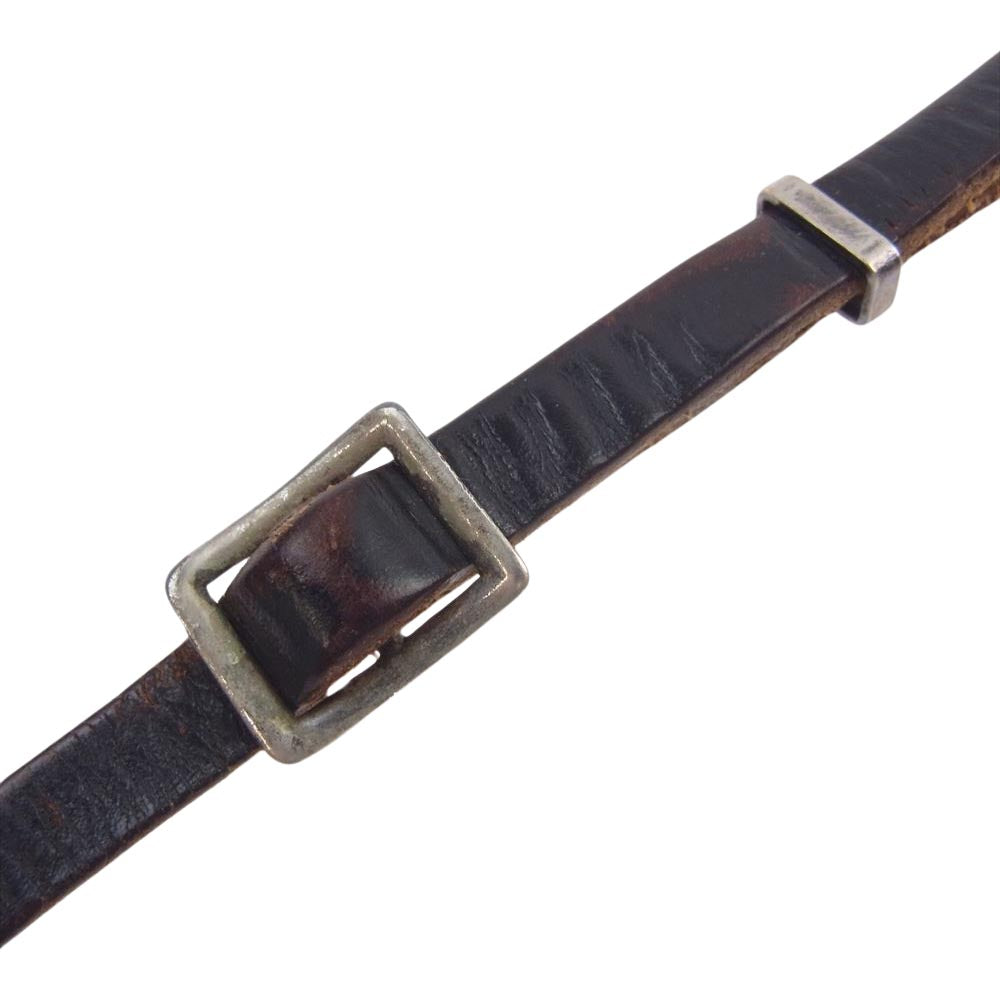 UNDERCOVER アンダーカバー 08AW メッセージプリント レザー ウオレット コード ブラック系 ブラウン系【中古】