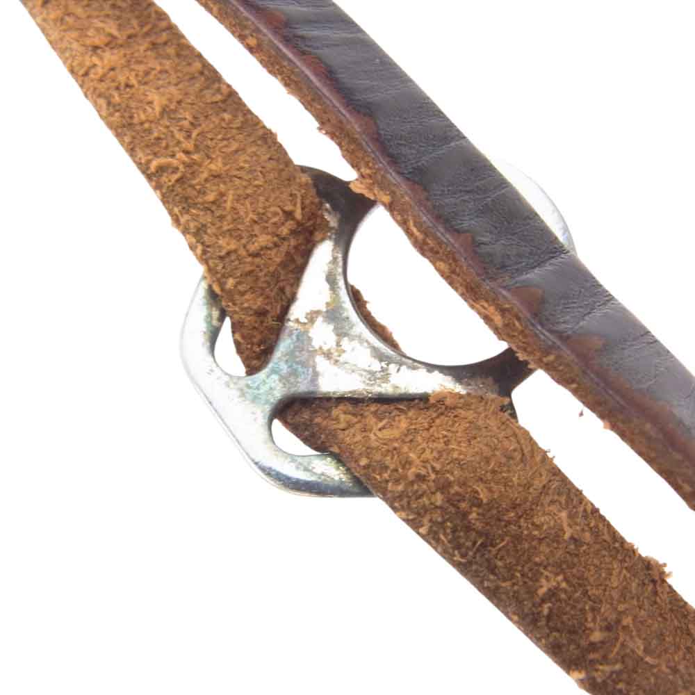 UNDERCOVER アンダーカバー 08AW メッセージプリント レザー ウオレット コード ブラック系 ブラウン系【中古】