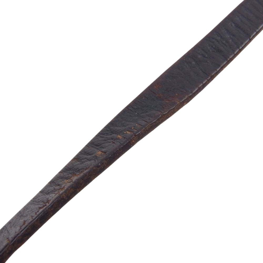 UNDERCOVER アンダーカバー 08AW メッセージプリント レザー ウオレット コード ブラック系 ブラウン系【中古】