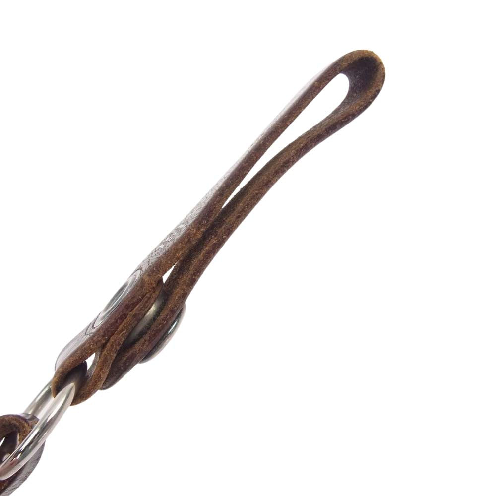 UNDERCOVER アンダーカバー 08AW メッセージプリント レザー ウオレット コード ブラック系 ブラウン系【中古】