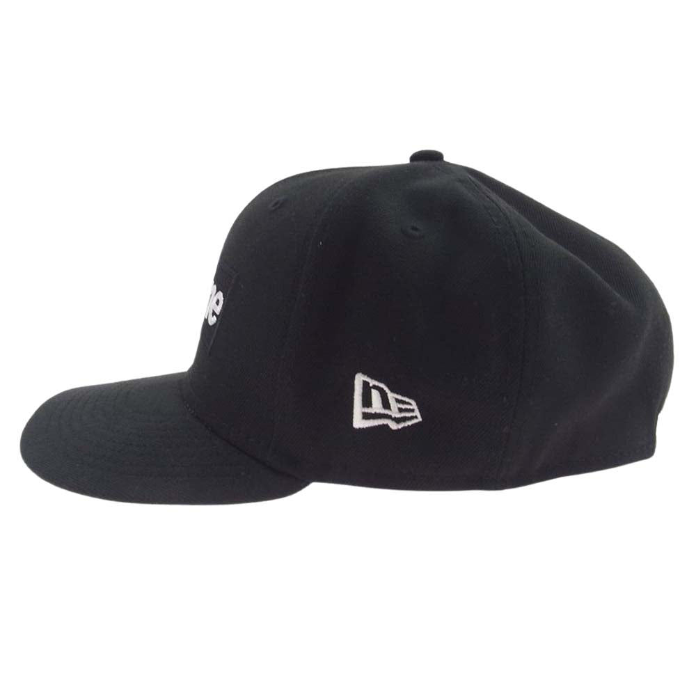 Supreme シュプリーム 22AW ×NEW ERA ニューエラ MONEY BOX LOGO CAP マネー ボックスロゴ キャップ 帽子  ブラック系 57.7cm【中古】