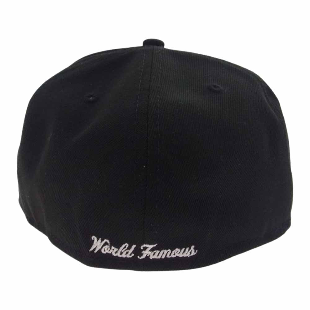 Supreme シュプリーム 22AW ×NEW ERA ニューエラ MONEY BOX LOGO CAP マネー ボックスロゴ キャップ 帽子  ブラック系 57.7cm【中古】