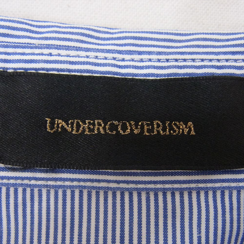 UNDERCOVER アンダーカバー 14SS M4401-3 UNDERCOVERISM アンダーカバーイズム GODOG期 SOME CANDY TALKING ジザメリ 長袖 シャツ ライトブルー系 L【中古】