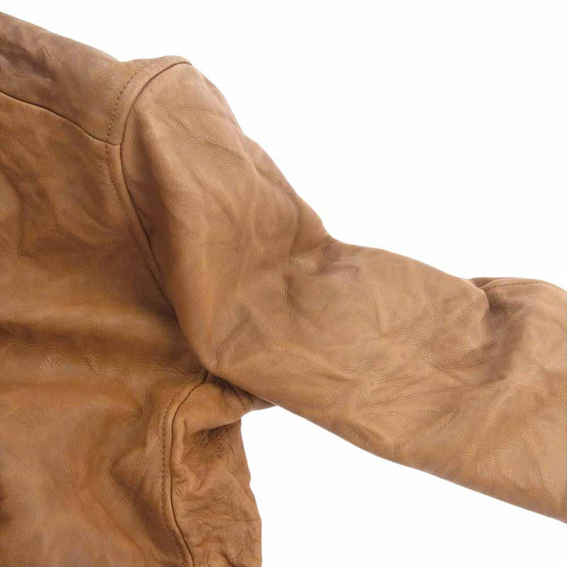 junhashimoto ジュンハシモト LET015 WCF01 ZIP SHIRTS LEATHER