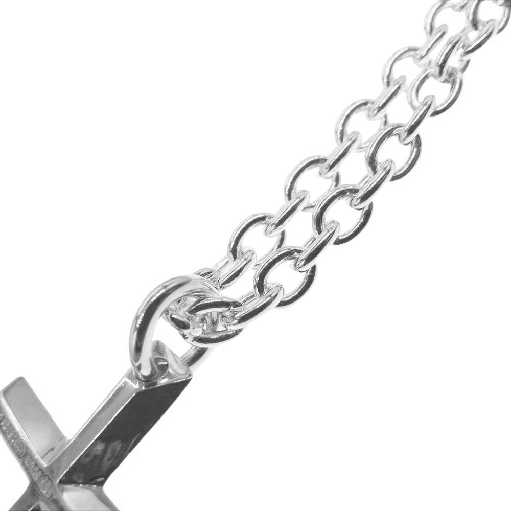 M'S COLLECTION エムズコレクション クロス ペンダントトップ ネックレス シルバー系【中古】