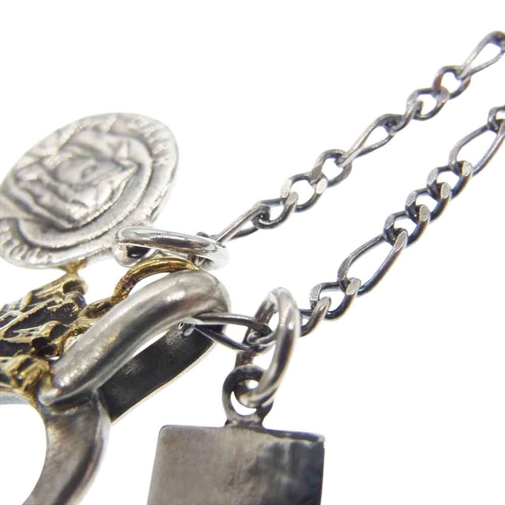 amp japan アンプジャパン クロス&チャーム ネックレス シルバー系 ゴールド系【中古】