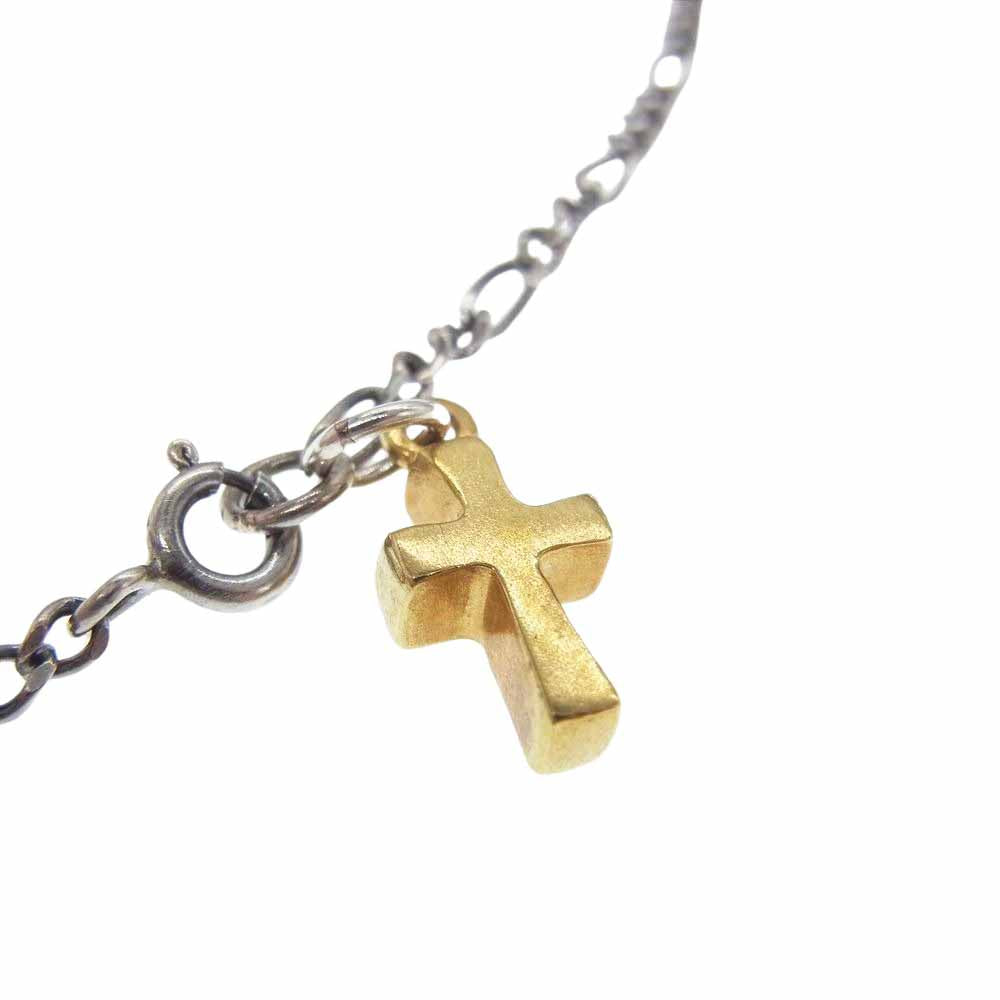 amp japan アンプジャパン クロス&チャーム ネックレス シルバー系 ゴールド系【中古】