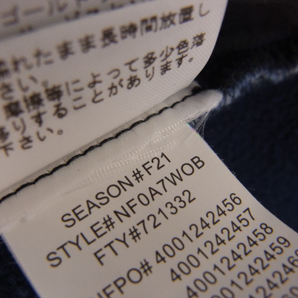 Supreme シュプリーム THE NORTH FACE ノースフェイス 21AW NA52100I Bleached Denim Print Fleece Jacket ブリーチドデニムプリント フリースジャケット ブルー系 L【中古】