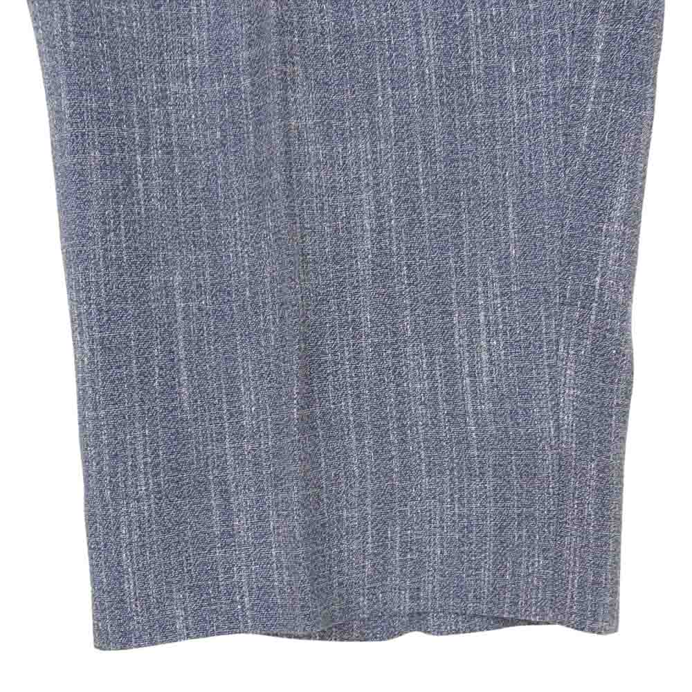 JIL SANDER ジルサンダー JSMP311401 イタリア製 リネン混 センタープレス スラックス パンツ グレー系 46【中古】