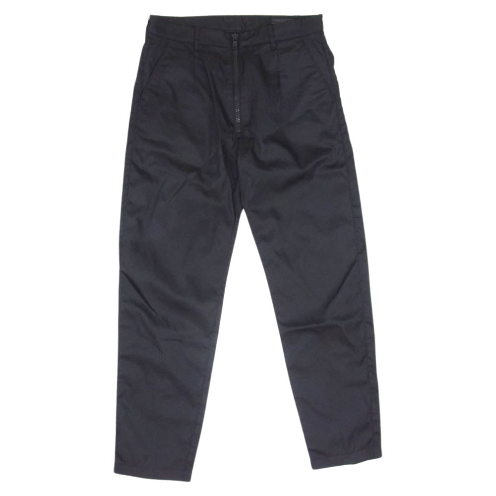 PRADA プラダ 19AW SPH09 フロント ヒールジップ ナイロンパンツ ブラック系 44【中古】