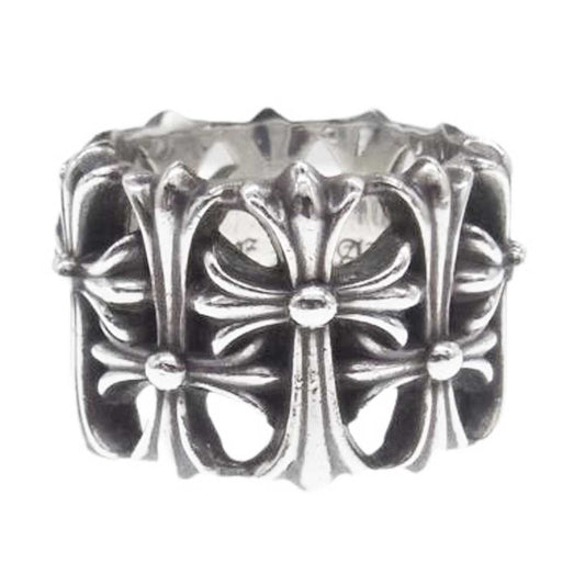CHROME HEARTS クロムハーツ（原本有） CEMETERY セメタリークロス リング シルバー系 19号【中古】