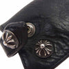 CHROME HEARTS クロムハーツ（原本有） KEY CASE キーケース クロスボタン レザー キーケース ブラック系【中古】