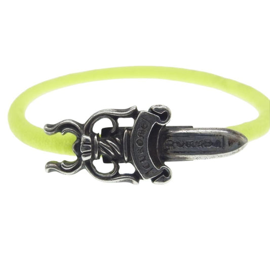 CHROME HEARTS クロムハーツ（原本有） HAIRBAND ダガー ヘアゴム シルバー コンチョ シルバー系 イエロー系【中古】