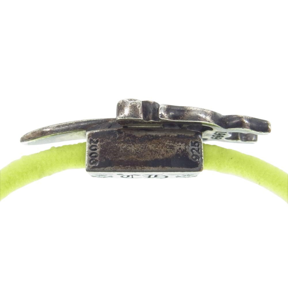 CHROME HEARTS クロムハーツ（原本有） HAIRBAND ダガー ヘアゴム シルバー コンチョ シルバー系 イエロー系【中古】