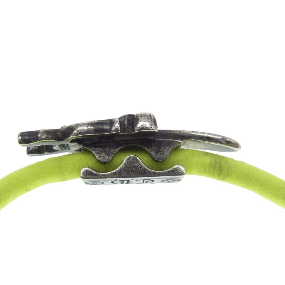 CHROME HEARTS クロムハーツ（原本有） HAIRBAND ダガー ヘアゴム シルバー コンチョ シルバー系 イエロー系【中古】