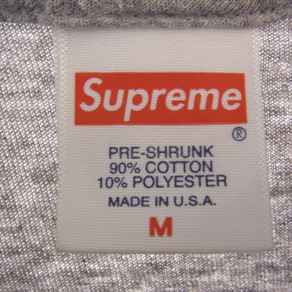 Supreme シュプリーム 21AW Est. 1994 Tee 半袖 プリント Tシャツ グレー系 M【中古】