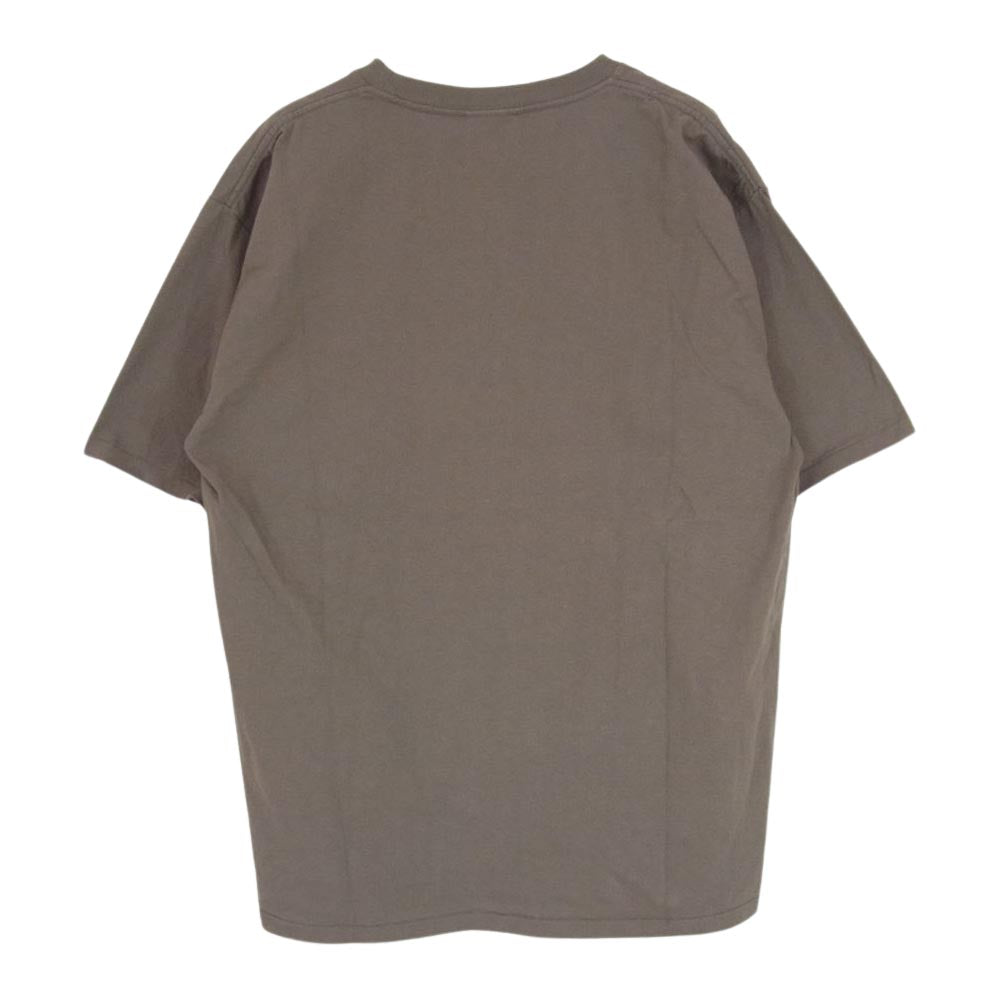 A BATHING APE アベイシングエイプ general watching tee プリント Tシャツ ブラウン系 XL【中古】