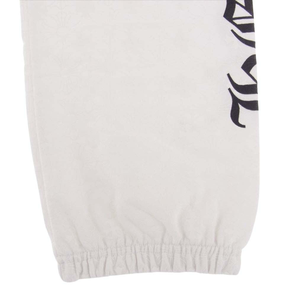 CHROME HEARTS クロムハーツ（原本無） CH PLUS SWTPANTS CHプラス ホースシュー ロゴプリント スウェットパンツ ホワイト系 M【極上美品】【中古】