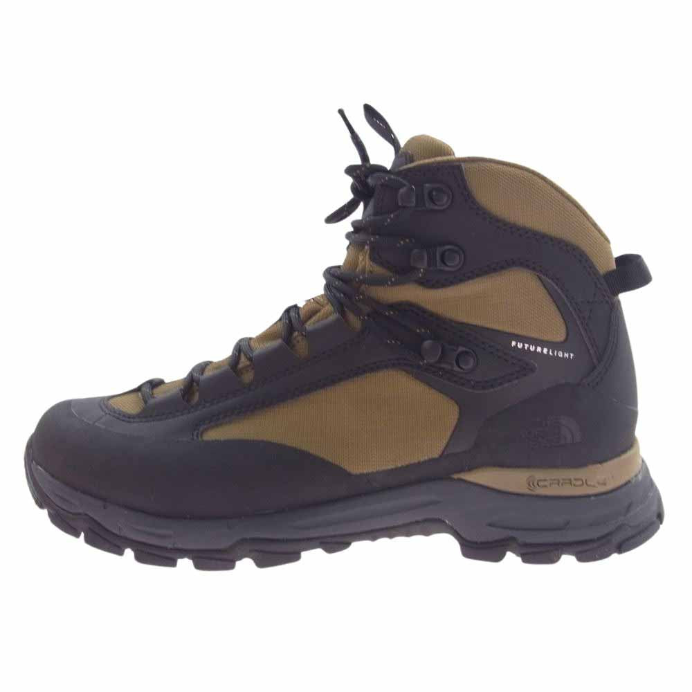 THE NORTH FACE ノースフェイス NF52321 Creston Hike Mid WP クレストン ハイク ミッド ウォータープルーフ トレッキングシューズ ブラウン系 ブラック系 27cm【美品】【中古】