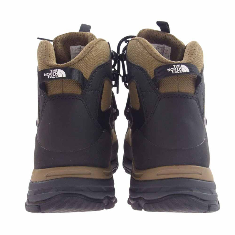 THE NORTH FACE ノースフェイス NF52321 Creston Hike Mid WP クレストン ハイク ミッド ウォータープルーフ トレッキングシューズ ブラウン系 ブラック系 27cm【美品】【中古】