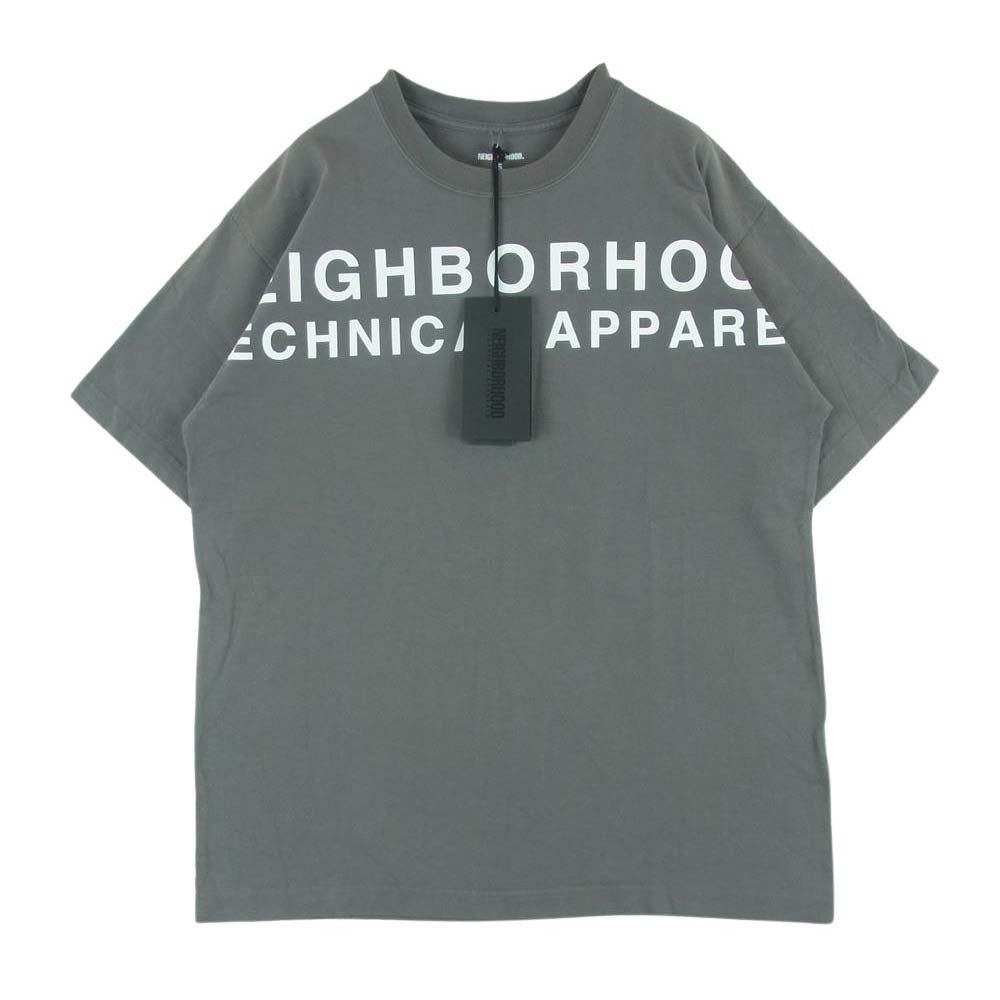 NEIGHBORHOOD ネイバーフッド 211PCNH-ST06 TECHNICAL C-TEE 半袖 Tシャツ カットソー グレー系 S【中古】