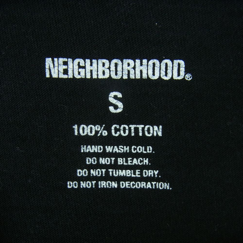 NEIGHBORHOOD ネイバーフッド 211PCNH-ST17 HOME S/S C-TEE 半袖 Ｔシャツ カットソー ブラック系 S【中古】