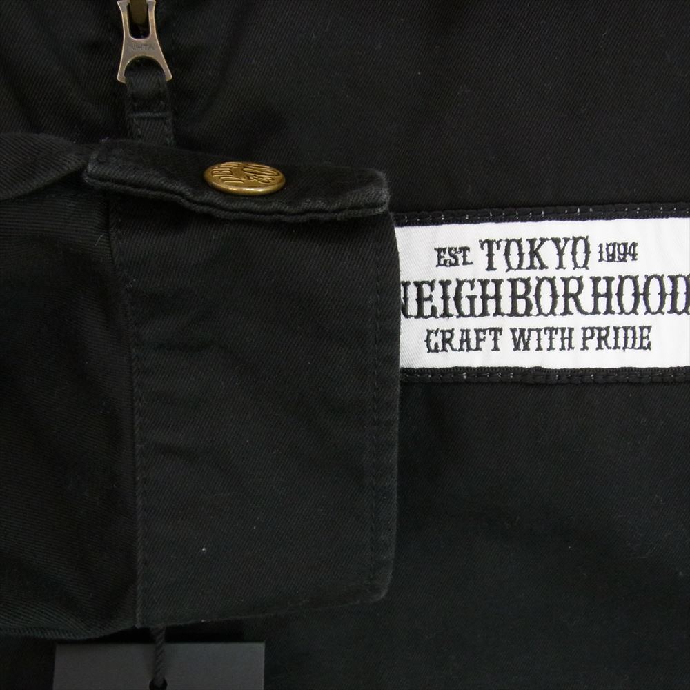 NEIGHBORHOOD ネイバーフッド 162ARNH-JKM01 KENDALL WORK JACKET バック 刺繍 スイングトップ ジャケット ブラック系 S【中古】