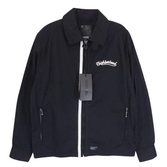 NEIGHBORHOOD ネイバーフッド SPNH-JK-01 ACE OF SPADES バックプリント ジップ ブルゾン ブラック系 1【美品】【中古】