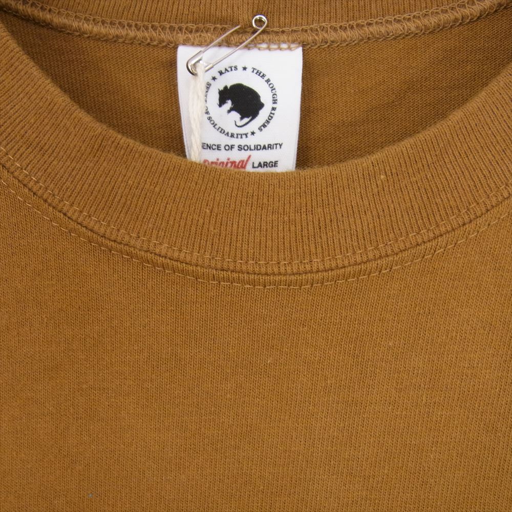 RATS ラッツ 23AW 23 RTC-0801 CIRCLE MGM L/S TEE ロングスリーブ 長袖 Tシャツ ブラウン系 L【美品】【中古】
