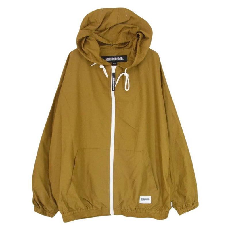 NEIGHBORHOOD ネイバーフッド 24SS 241TSNH－JKM04 ZIP UP HOODED JACKET ジップアップフーディジャケット NBHD TEAM3204 プリント ブラウン系 L【中古】