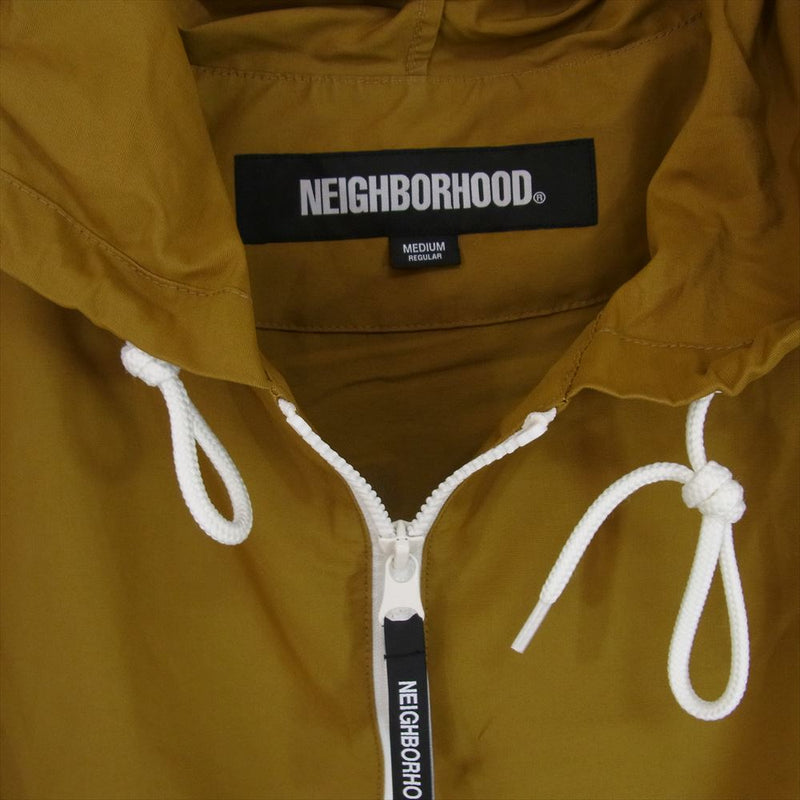 NEIGHBORHOOD ネイバーフッド 24SS 241TSNH－JKM04 ZIP UP HOODED JACKET ジップアップフーディジャケット NBHD TEAM3204 プリント ブラウン系 L【中古】