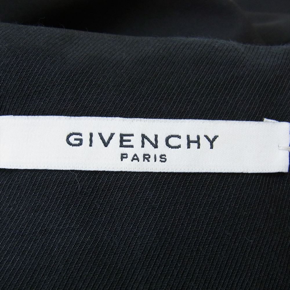 GIVENCHY ジバンシィ 15ss 15J 3015 005 モヘア混ウール ノースリーブ ダブルブレスト テーラードジャケット ベスト ブラック系 44【中古】