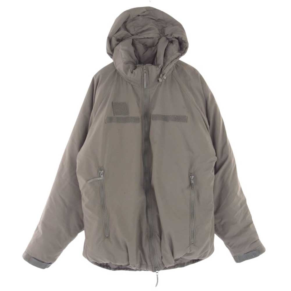 アメリカ軍 8415-01-538-6278 米軍 実物 TENNIER社製 ECWCS GEN3 LEVEL7 JACKET エクワックス レベルセブン ミリタリー 中綿ジャケット ライトブラウン系 SMALL REGULAR【中古】