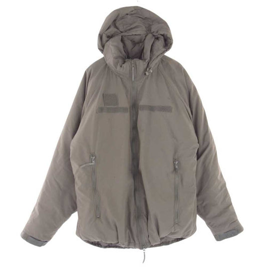 アメリカ軍 8415-01-538-6278 米軍 実物 TENNIER社製 ECWCS GEN3 LEVEL7 JACKET エクワックス レベルセブン ミリタリー 中綿ジャケット ライトブラウン系 SMALL REGULAR【中古】