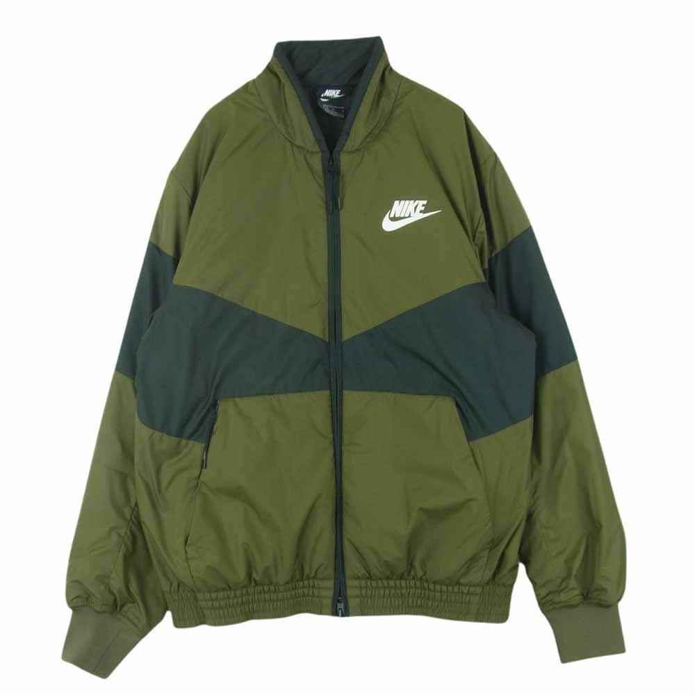 NIKE ナイキ CD9235-395 NSW SYNTHETIC FILL FZ シンセティック フィル ボンバー ジャケット カーキ系 ブラック系 L【中古】